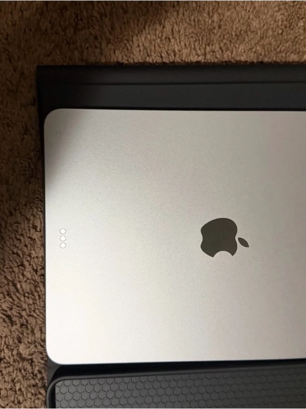 Apple tablet shown